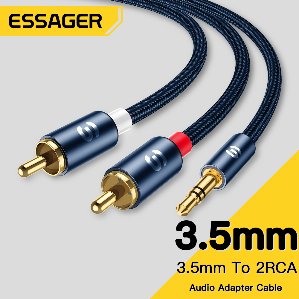 Home Cinema Tv - Essager Audio Cables 3.5mm Jack to
