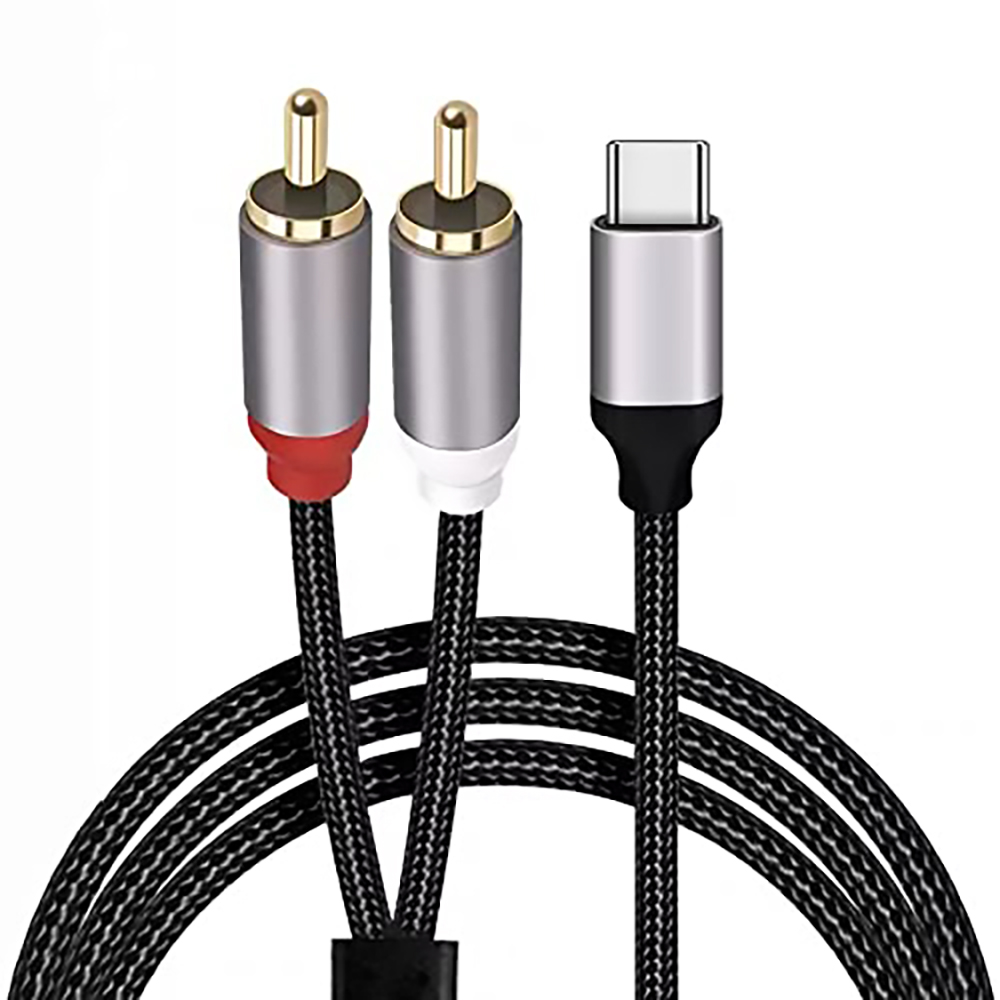Audio Home Cinema - USB C to 2 RCA Audio