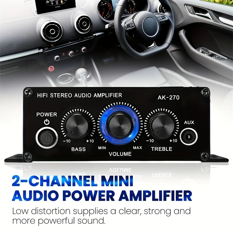 AK-270 HIFI Amplifier Channel  - Audio Home Cinema review and price