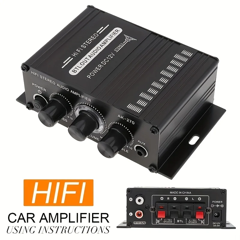 AK-270 HIFI Amplifier Channel  - Audio Home Cinema review and price