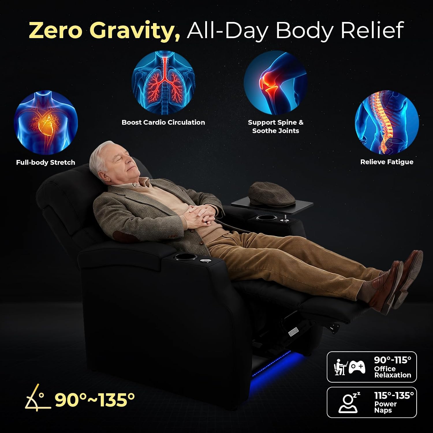Top Grain Leather Home Theater - Home Cinema Chairs review and price