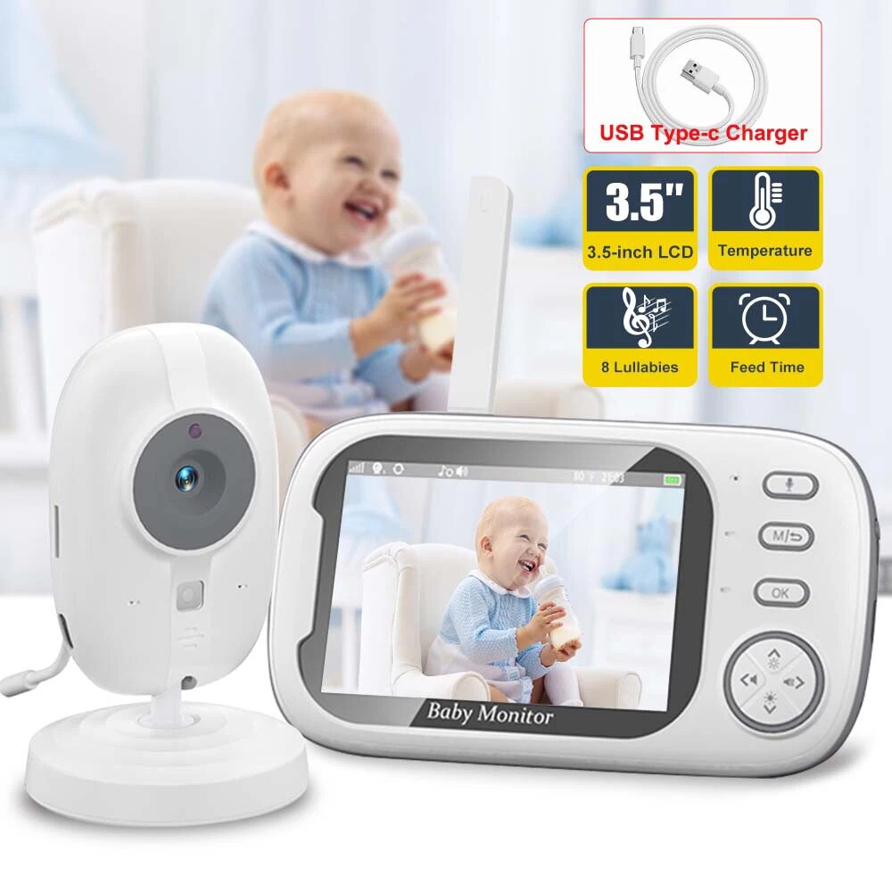 3.5'' Video Baby Monitor 2.4G  - Home Cinema Wireless review and price