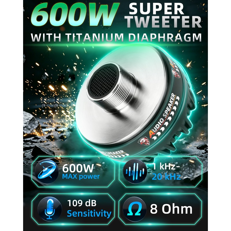 2 Pcs 3.75 Inch Titanium Tweet - Audio Home Cinema review and price