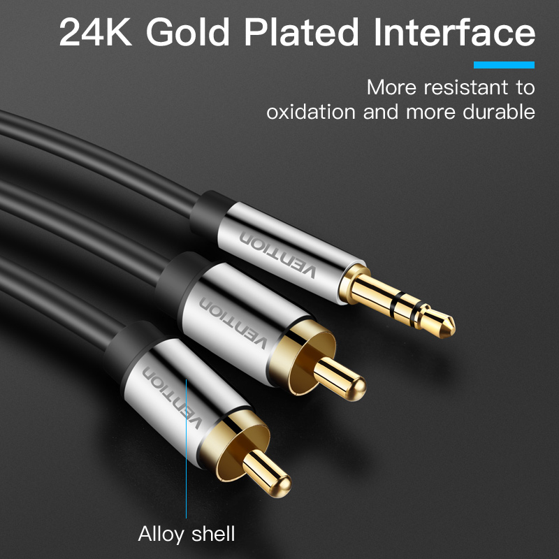 Vention RCA Cable 3.5 to 2rca  - Home Cinema Tv review and price